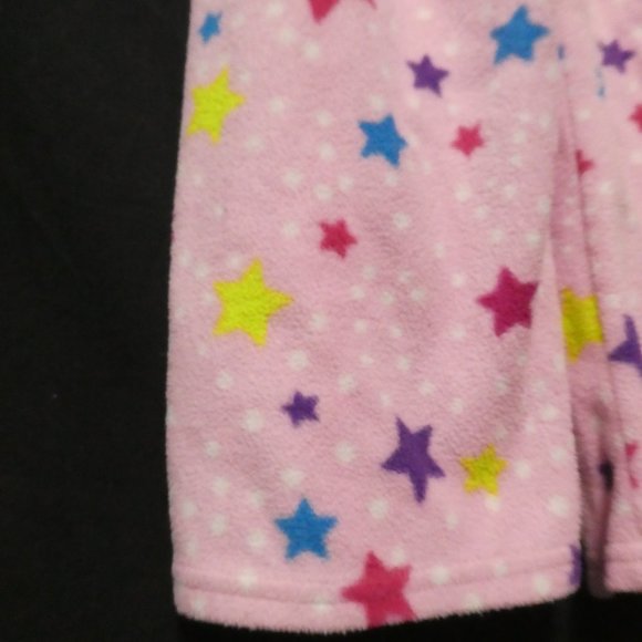 CHILDREN'S PLACE | medium 7/8 | Pink Star Print Fleece Pajama / Loungewear Pants - Picture 15 of 16